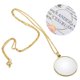 thumbnail image 4 of Hanging Magnifying Glass, 5x Monocle Magnifying Glass With Alloy Gold Neck Chain, 4 of 5