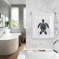 thumbnail image 4 of Ryvnso Mandala Ethnic Turtle Hand Towels Set for Bathroom Cotton Face Towel Decorative 15.5x29.5 inch, 4 of 7