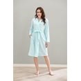 thumbnail image 3 of Richie House Women Robe Long Knit Bathrobe Soft Sleepwear Ladies Loungewear S-3XL RHW4009, 3 of 7