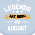 thumbnail image 4 of Inktastic Legends Are Born in August Boys or Girls Baby Bib, 4 of 4