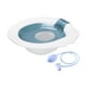 thumbnail image 5 of Baño de asiento para inodoro, reutilizable, con área de asiento más amplia, universal, para la cadera. blanco, 5 of 9