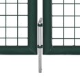 thumbnail image 3 of vidaXL Double Door Fence Gate Powder-Coated Steel, 3 of 5