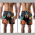 thumbnail image 3 of luoweisi Men's Beach Shorts Quick Dry Swim Trunks with Mesh Lining Dachshund L, 3 of 5