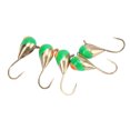 thumbnail image 1 of Kit De Plantillas De Pesca En Hielo, Anzuelos De Pesca En Hielo Anticorrosión Eficaces De Acero Con Alto Contenido De Carbono, 5 Piezas De Molienda Repetida Portátil Para Agua De, 1 of 7