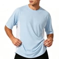 thumbnail image 6 of Mens T-Shirts Moisture-Wicking Quick Dry Crew Neck Short Sleeve Athletic Sports Tee Fathers Day Gift M-5XL, 6 of 8