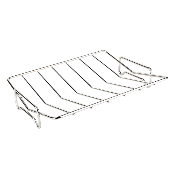 Stainless Steel V Grills Rack For Outdoor Cooking Corrosions Resistant Promotes Healthier Meals Draining Excess Grease