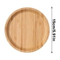 thumbnail image 3 of Jioakfa Kitchen Products Tray Solid Wood Tray Fruit Tray Snack Tray Storage Tray Multi Shaped Storage Tray Yellow M, 3 of 6