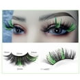 thumbnail image 6 of Kmxyo 1 Pair Christmas Eyelashes Natural 3D Effect Soft Lightweight Compact Dress Up Man-made Fibers 25mm Beauty False Eye Lashes for Party, 6 of 7