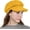 Yellow, variant on Women's Newsboy Cap Blend Retro Solid Color Girls Fashion Cabbie Visor Beret Hat