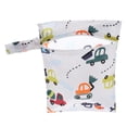 thumbnail image 1 of Bolsa de Pañales para Bebés Organizador de Bolsa Seca Y Húmeda para Pañales Impermeables Cremalleras Individuales Coche Hugo Mojado el pañal seco de almacenamiento, 1 of 10