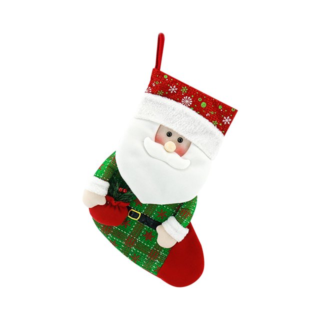 Gibobby Calcetines navideños Calcetines grandes Chimenea clásica Calcetines colgantes de nieve Calcetines decorativos Decoraciones navideñas para fiestas(C)