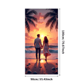 thumbnail image 1 of Romantic Sunset Beach Scene Backdrop Banner Perfect for Wedding Photography Events Celebrations Parties Pictures Backdrop Display Stand Decor, 1 of 4