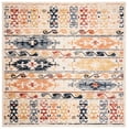 thumbnail image 2 of SAFAVIEH Charleston Rupert Southwestern Area Rug, Ivory/Rust, 6'7" x 6'7" Square, 2 of 10
