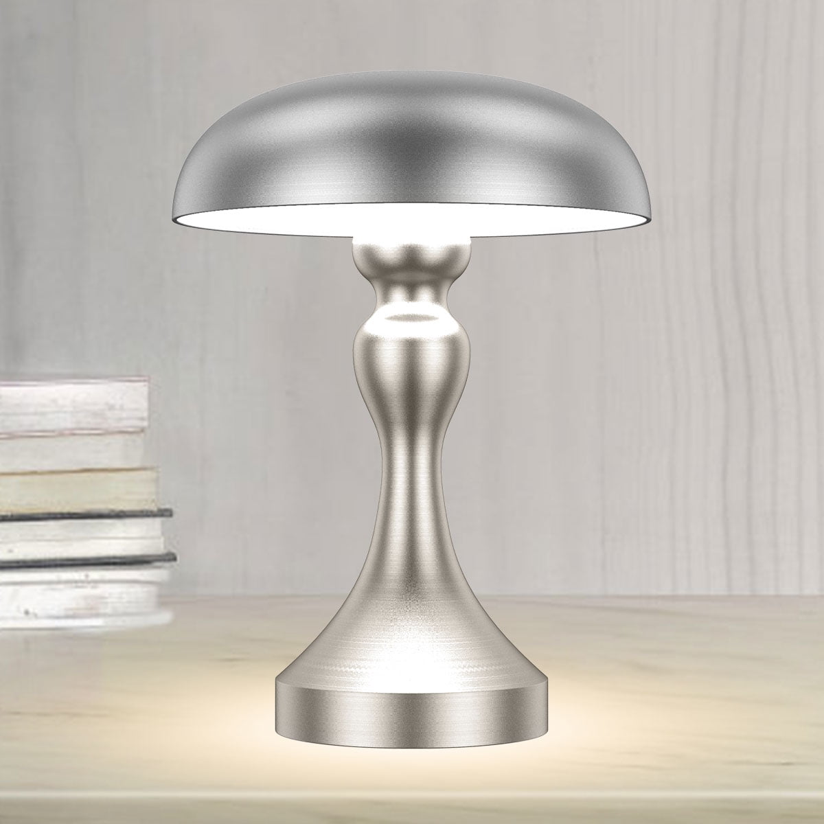 MLfire 3 Color Mushroom Lamp 3 Modes Touch Dimming Night Lights USB Rechargeable Light