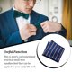 thumbnail image 3 of Sonducket Pañuelo masculino, toalla de mano hecha a mano flexible, traje de fiesta de boda de negocios, patrón bordado, bolsillo cuadrado para Accesorios de disfraces estilo 2, 3 of 6