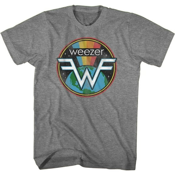 Weezer Space Weez Graphite Heather Adult T-Shirt 4Xl