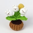 thumbnail image 1 of ddioayh Handcrafted Crochet Panda Night Light Potted Plant-Shape with Soft Glow for Home Office Decor Gift Idea Positive Emotional Support, 1 of 5