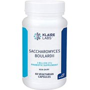 Klaire Labs Saccharomyces Boulardii - Shelf-Stable Probiotic Supplement to Help Support Healthy Yeast Balance - Promote Immune & Digestive Health - Hypoallergenic Probiotics (60 Capsules / 3 Pack)