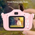 thumbnail image 4 of Kids Selfie Camera Cute Dual Lens Kids Camera Cámaras De Video Digitales Para Niños Pequeños Fotografía Grabación De Video Juegos Música Cámara Digital Juguete, 4 of 8