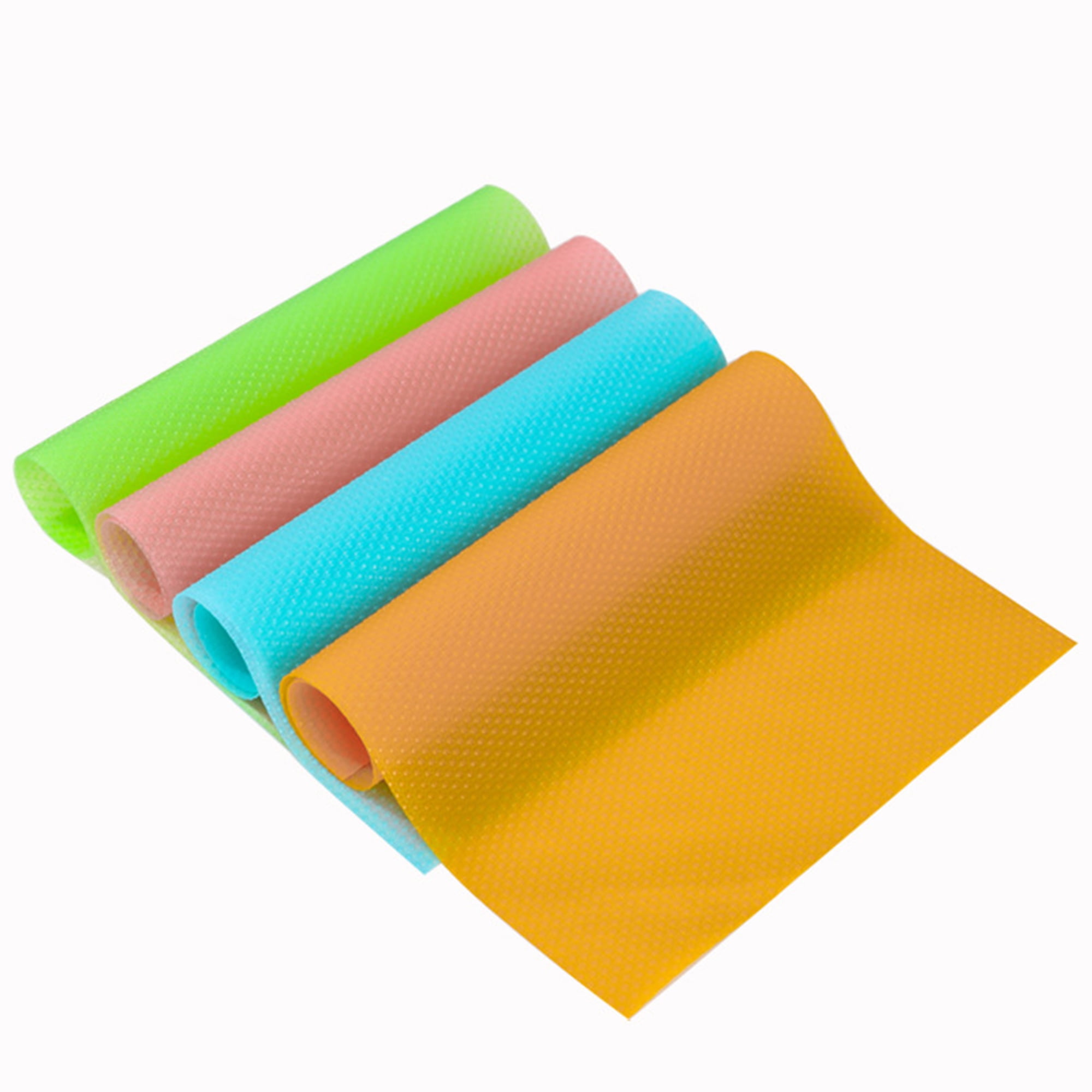 12 Pcs Refrigerator pad Antifouling Fridge Liners Non Slip Can Be Cut Drawers Mats for Kitchen Cabinet Refrigerator Cupboard Liners 3 Colors, 11.4x17.7 in 