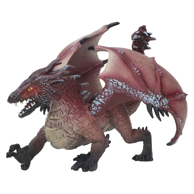 Fire Dragon Model, Dragon Toy Fire Simulation Dazzling Static Dragon Model For Home Boys Kids Girls