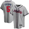thumbnail image 1 of uniforme de béisbol mlb braves acuna jr swanson harris ii warriors jersey bordado, 1 of 5