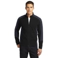 thumbnail image 1 of Port Authority ®  Colorblock Microfleece Jacket. F230 4Xl Black/ Battleship Grey, 1 of 4