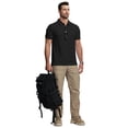 thumbnail image 5 of Camisas Polo para Hombre de 2 Paquetes de Manga Corta Rendimiento Camiseta Deportiva Golf Camisa Táctica Color Negro Puro, 5 of 5