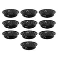 thumbnail image 1 of Eigraketly 10 unids/set rejilla de ventilación ajustable de acero inoxidable para rejillas de ventilación redondas para el hogar negro (plano) Type3 NO3, 1 of 6