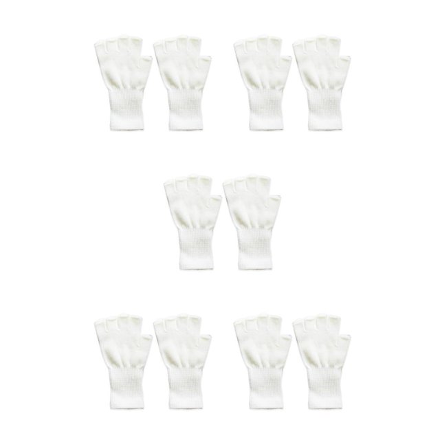Minnieouse 1 par de guantes sin dedos, accesorio de ropa, calentadores de manos térmicos para adultos, cubierta de medio dedo, guante largo de punto para Type2 NO2 Minnieouse CBP382165