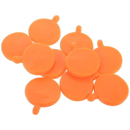 Milisten 10Pcs Orange Silicone Target for Archery Competitions Hanging Target Practice Sports Accessories