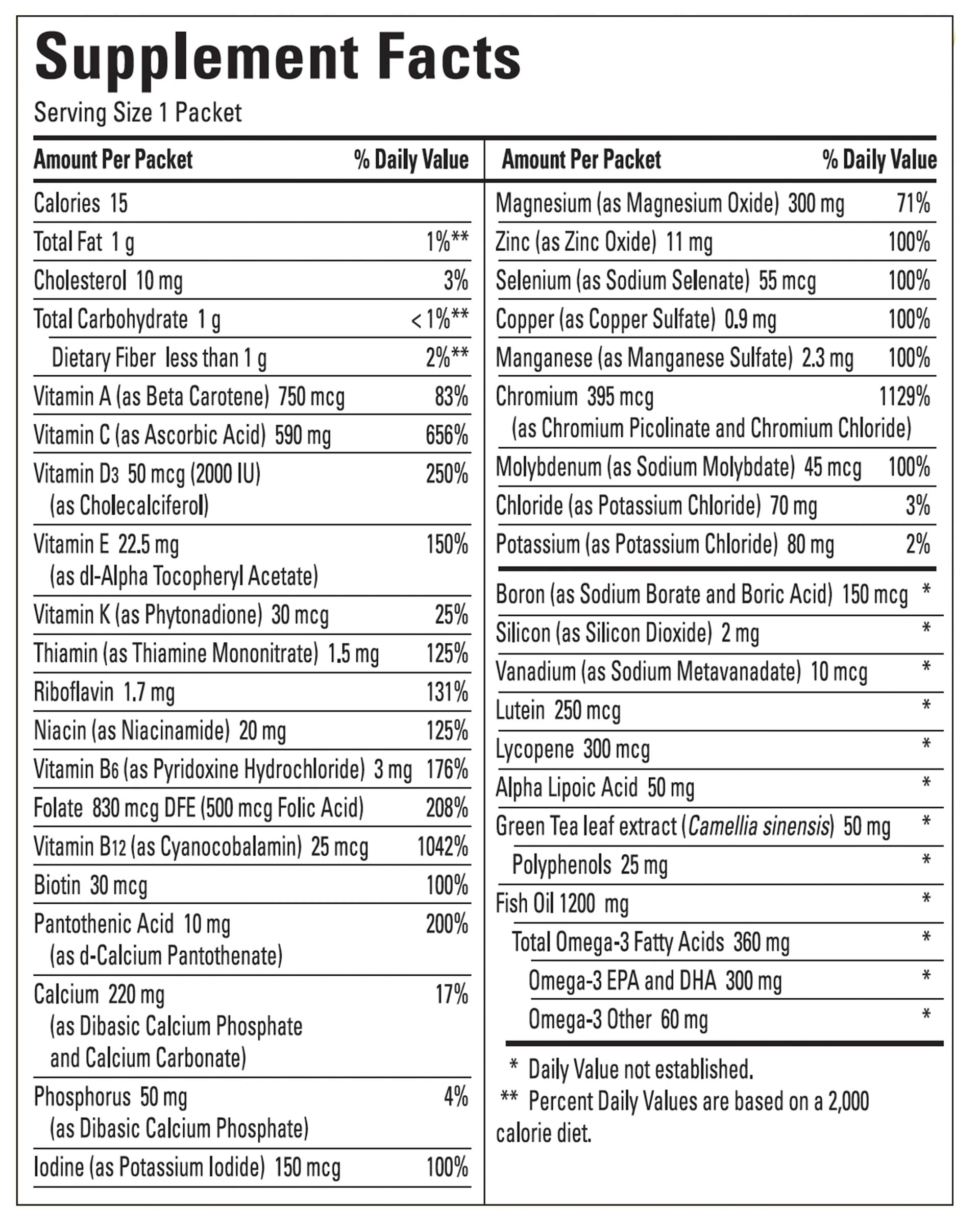 Nature Made Diabetes Health Pack, 60 Packets, Gluten-Free