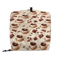 thumbnail image 3 of FOR U DESIGNS Coffee Cup Chocolate Stand Mixer Cover Portable Mixer Dust Covers Multi Pockets for Various Kitchen Appliance Accessories Dust Cover with Top Handle and Pocket - S, 3 of 8