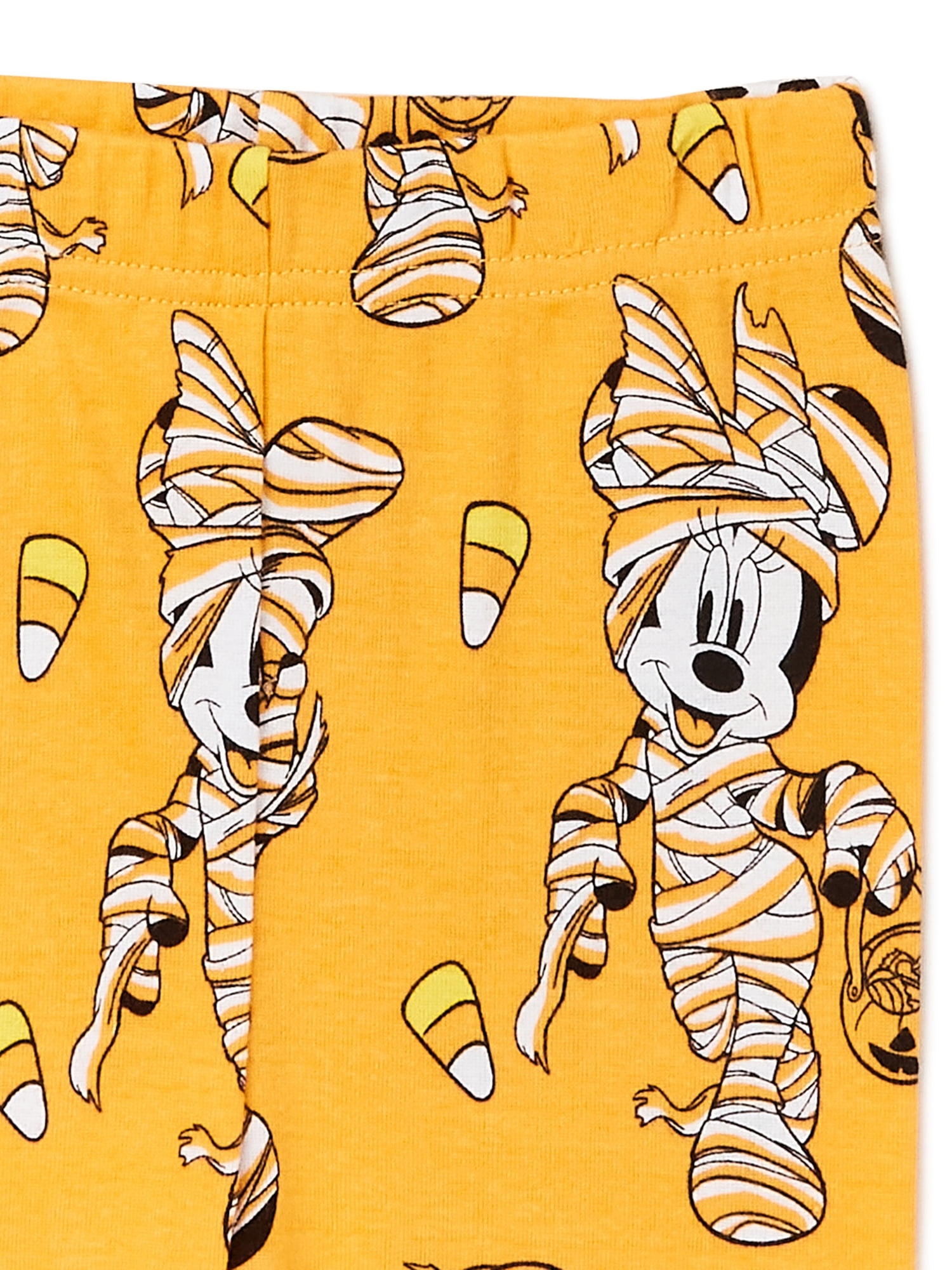 Mickey Mouse Halloween Toddler Boy and Girl Unisex Cotton Pajama Set, 2-Piece, Sizes 12M-5T