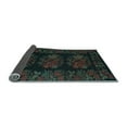 thumbnail image 2 of Ahgly Company Indoor Round Medallion Light Blue French Area Rugs, 3' Round, 2 of 4