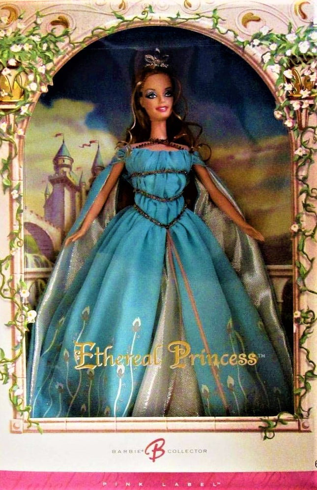 calor Cumplir lavandería Barbie Collector Ethereal Princess Barbie Doll - Walmart.com