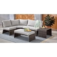 thumbnail image 1 of HOMETRENDS Tala 5-Piece Patio Sectional Set - Grey, 1 of 9