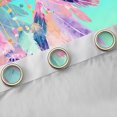 thumbnail image 4 of Manfei Tribal Dreamcatcher Black Out Curtains, Green Pink Watercolor Curtains Pack of 2 (42x63 Each), Dreamy Cartoon Bohemian Bedroom Curtains, Window Curtains Decor, 4 of 6