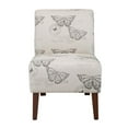 thumbnail image 3 of Atlin Designs Linen Gray Slipper Chair Rectangular Plush 31.5"H Unassembled, 3 of 10