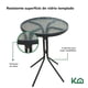 thumbnail image 5 of Juego De Comedor Mueble Exterior Para Jardín Mesa y 2 Sillas gris, 5 of 7