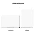 thumbnail image 4 of Deli Magnetic Dry Erase Board, 47 X 35 Inches, Wall Mounted White Board with Pen Tray, Silver Aluminium Frame, 4 of 5