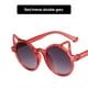thumbnail image 3 of Cartoon Sunglasses Colorful Summer Outdoor Glasses Cat Eye Eyewear Children Girls Round Frame, 3 of 5