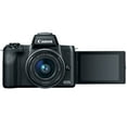 thumbnail image 6 of Canon Black EOS M50 Mirrorless Camera with 24.1 MegaPixels, 15-45mm Lens Included, 6 of 16