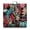Exotic, variant on Rooster and Sunflowers Meditation Cushion - Extra-Thick Square Floor Seat with Retro Design