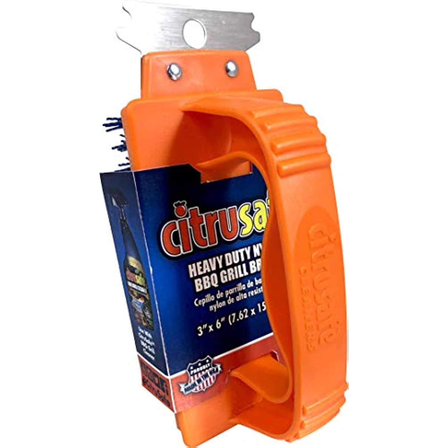 GRILL BRUSH ORANGE 5"" (Pack of 1)