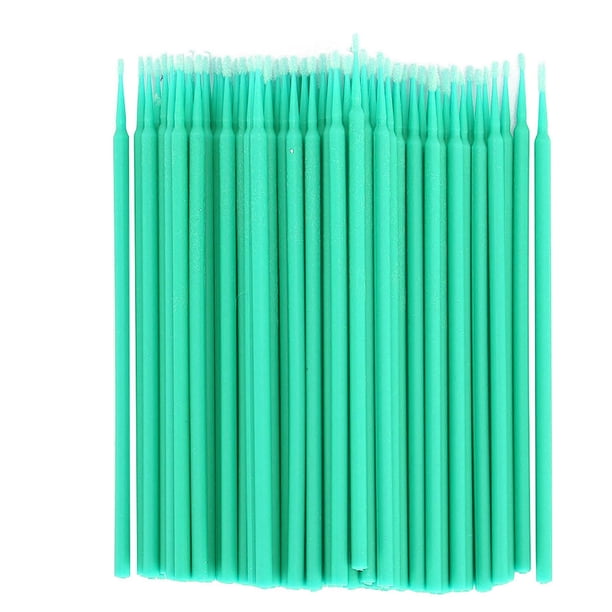 Bastoncillo de algodón, 200 unidades de microaplicadores de hisopo de pestañas injertadas, hisopo de pestañas injertado, materiales ecológicos