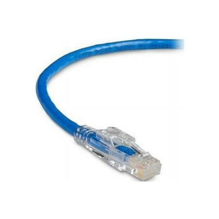 Black Box GigaTrue 3 C6PC70-BL-10 CAT6 550-MHz Stranded Ethernet Patch Cable - Unshielded (UTP), CM PVC, Snagless Boots with Lockable Connectors, Blue,  10 ft.