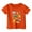 Orange, variant on Tiijoy Girls Graphic Tee Animal Print Short Sleeve T-Shirt Toddler Unisex Soft Tshirt, Sizes 4-5