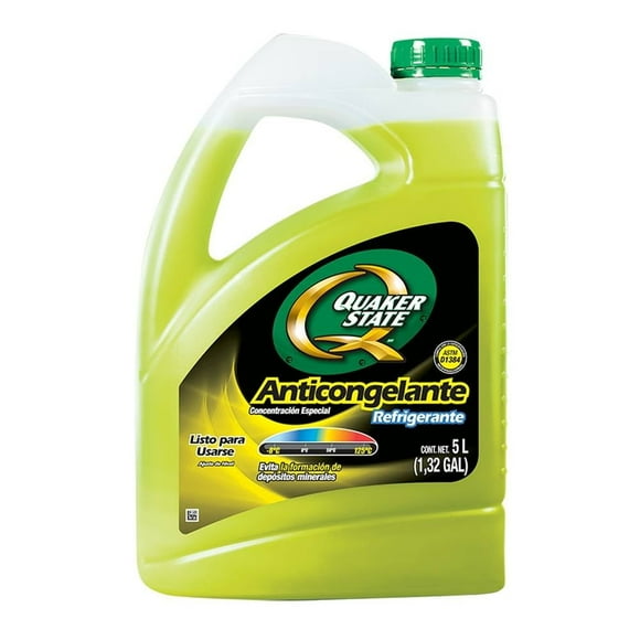 Anticongelante Quaker State Concentración Especial 17% 5L.