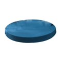 thumbnail image 1 of DOLITY Drap-Housse Couleur Unie Coton Housse de Lit Ronde Drap pour Hôtel Dia.220cm Bleu, 1 of 7